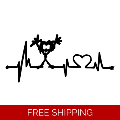 Pearl Jam Music Band heartbeat Stick Family Die Cut Vinyl Decal sticker Pearl Jam Music Band heartbeat Stick Family Die Cut Vinyl Decal sticker